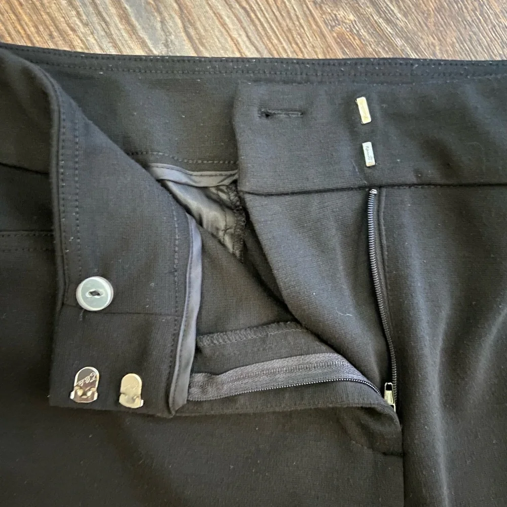 Avenue black knit trousers